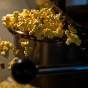 Messy Popcorn Eaters