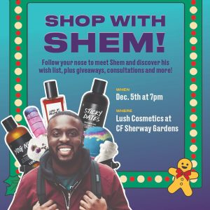 Roz and Mocha: Shem is LUSH's Newest Fragrance Influencer!