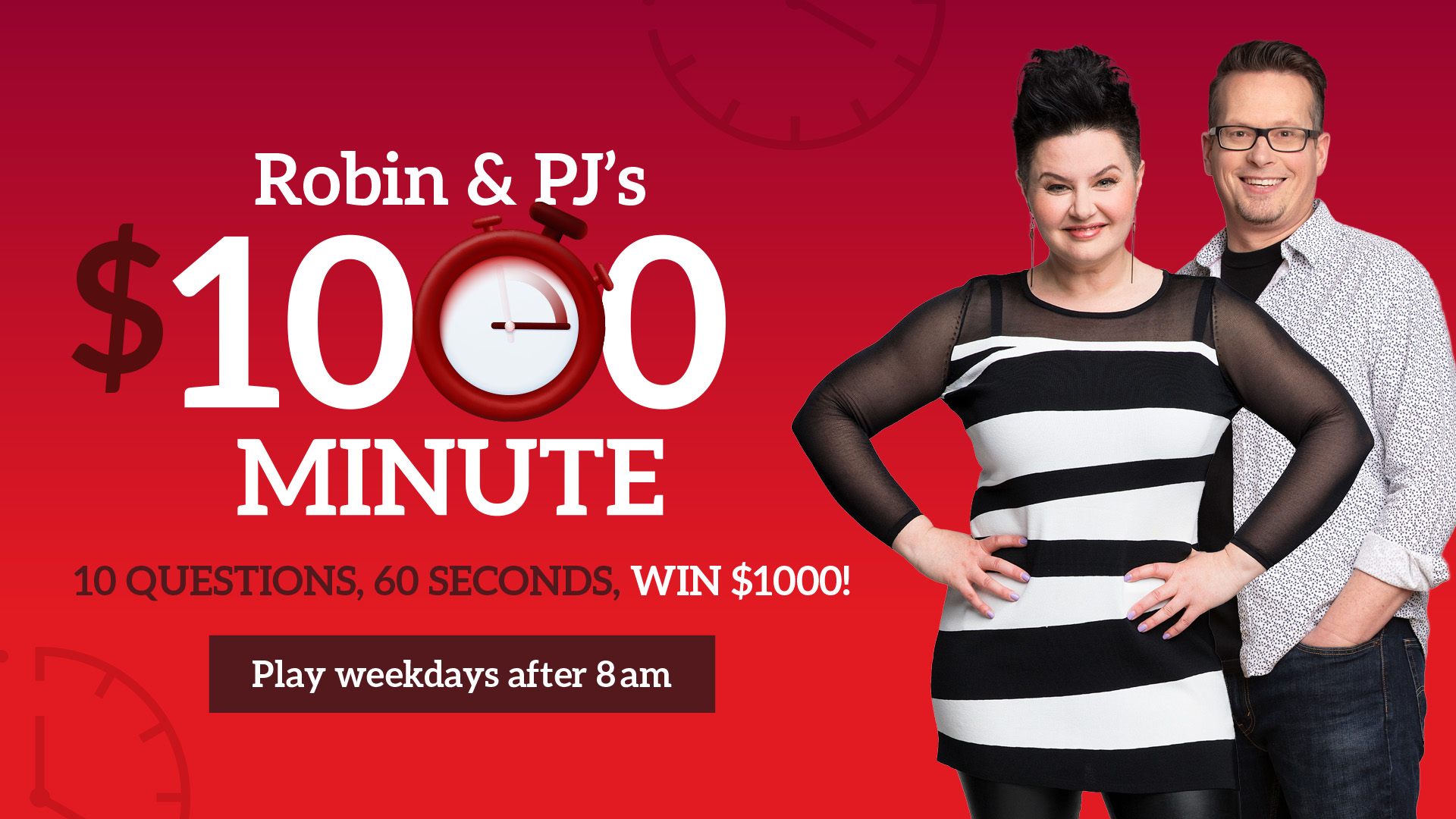 Robin & PJ's $1,000 Minute!