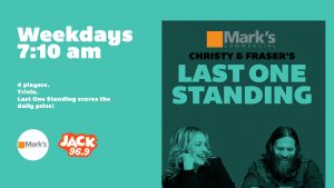 Last One Standing with Mark's Commerical