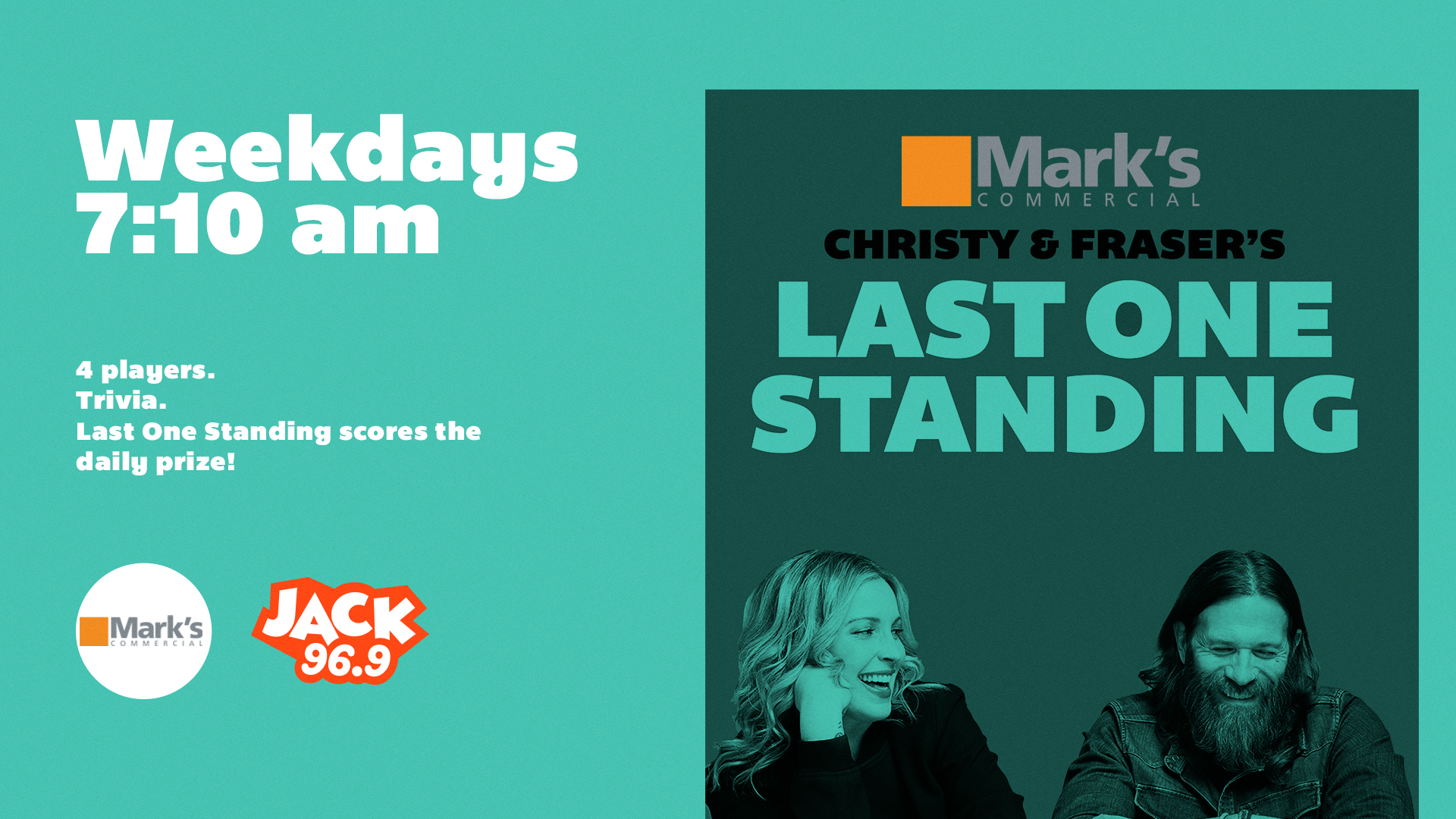 Last One Standing with Mark's Commerical