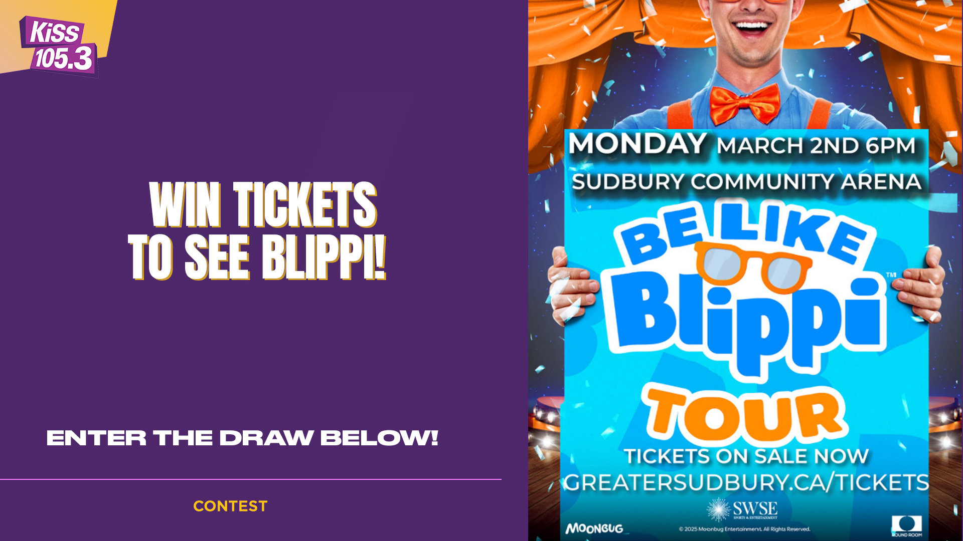 Win Tickets to Blippi!