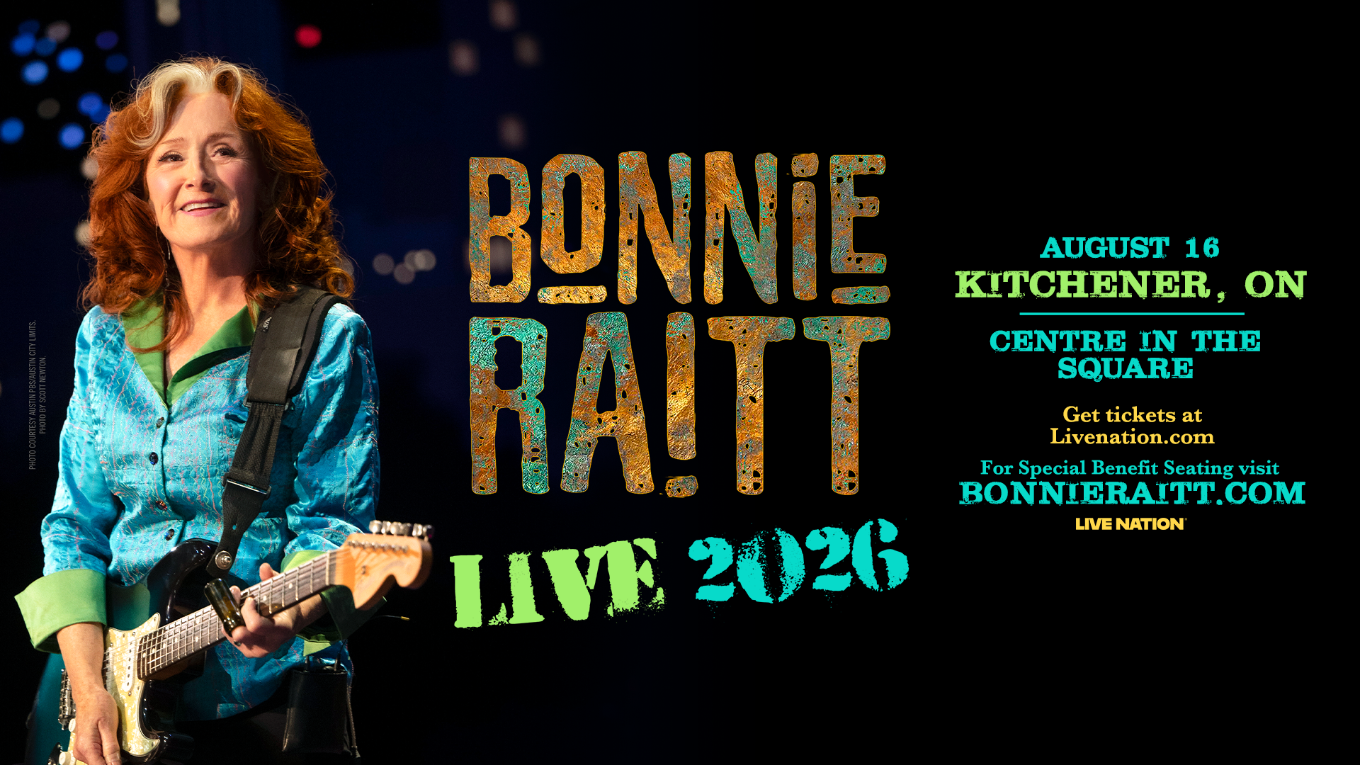 Win Tickets to Bonnie Raitt in Kitchener!