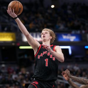 Gradey's Double-Double Powers Raptors Past Pacers