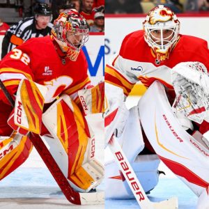 Kevin Woodley on the Flames Alternating Goalies
