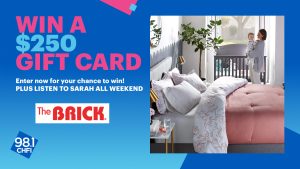 Win A $250 Gift Card to The Brick