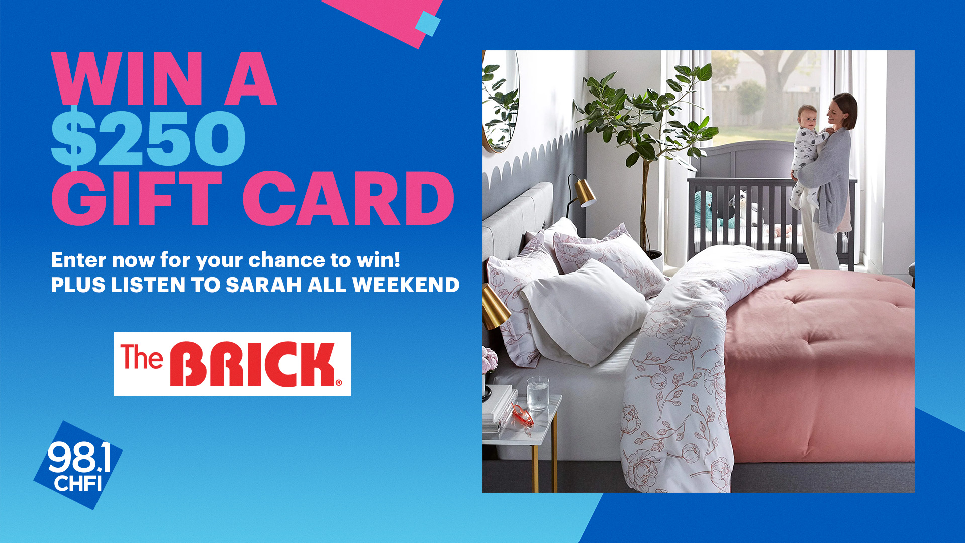 Win A $250 Gift Card to The Brick