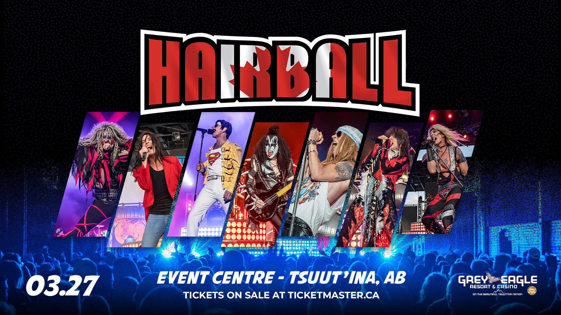 Win Tickets to see Hairball at the Grey Eagle Event Centre