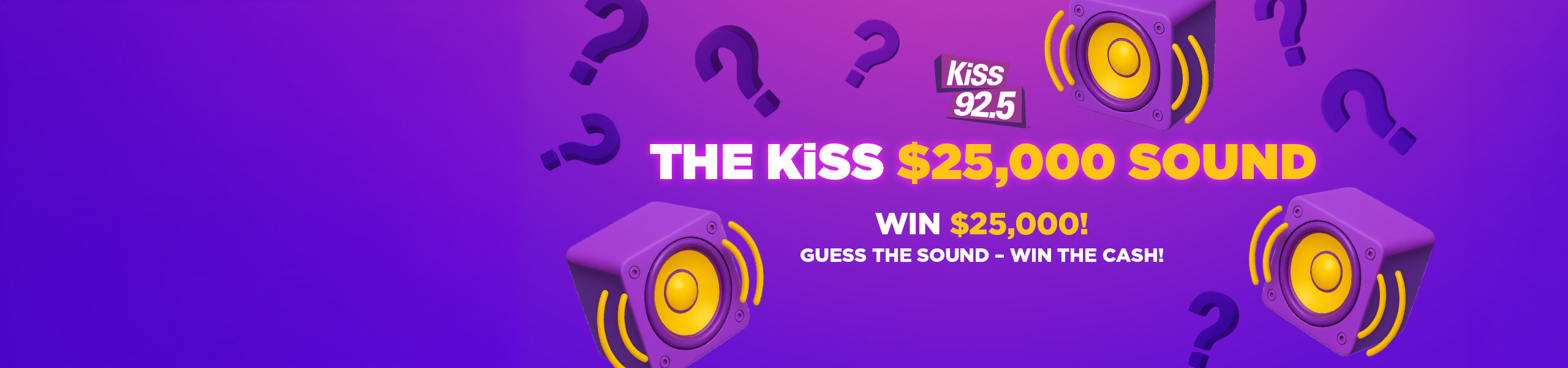 KISS 92.5_EASY MONEY_SECRET SOUND_2026_SEEKR_Banner_2560x600_V2 copy