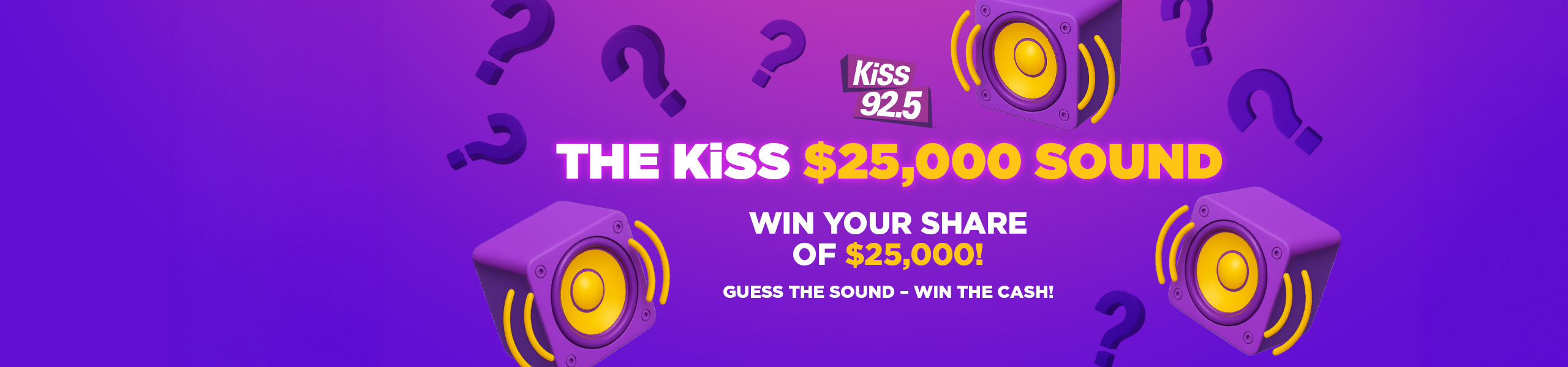 KISS 92.5_SECRET SOUND_2026_SEEKR_Banner_2560x600 WITH BUTTON SPACE