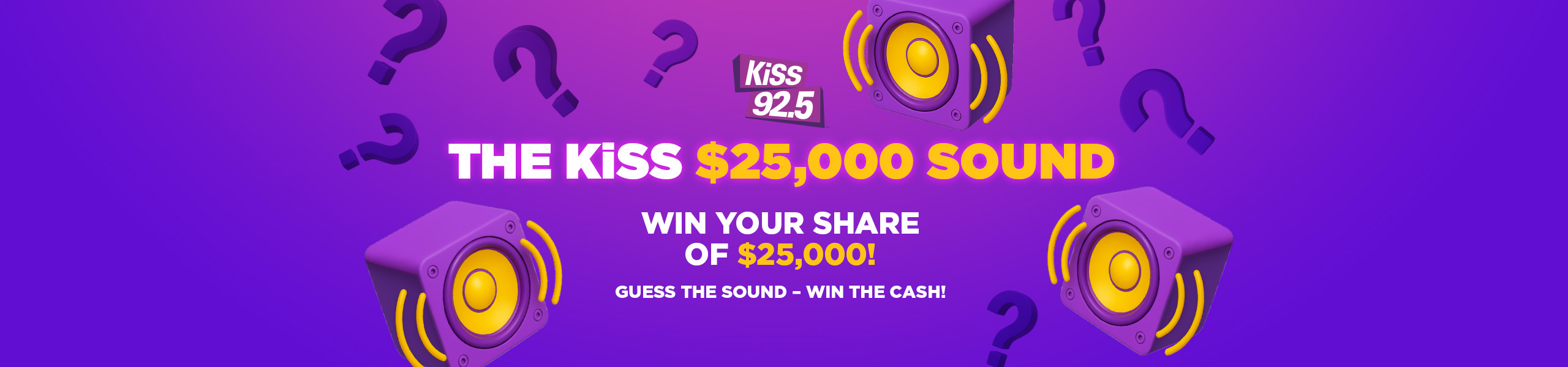 KISS 92.5_SECRET SOUND_2026_SEEKR_Banner_2560x600