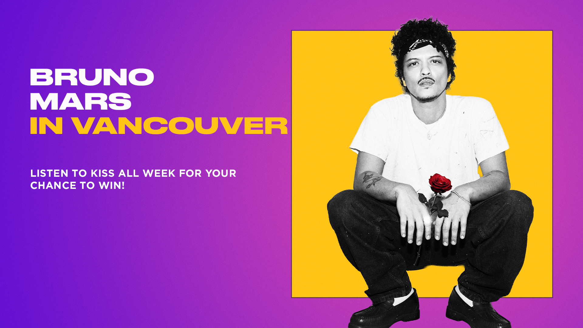 KiSS National Flyaway to see Bruno Mars this October!