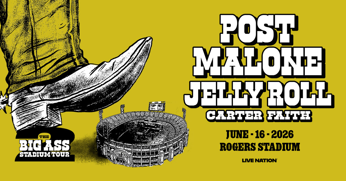 Win Tickets to See Post Malone With Jelly Roll at Rogers Stadium in Toronto