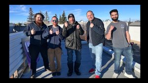 Hear the Moment Robbie Gets Off The Roof!