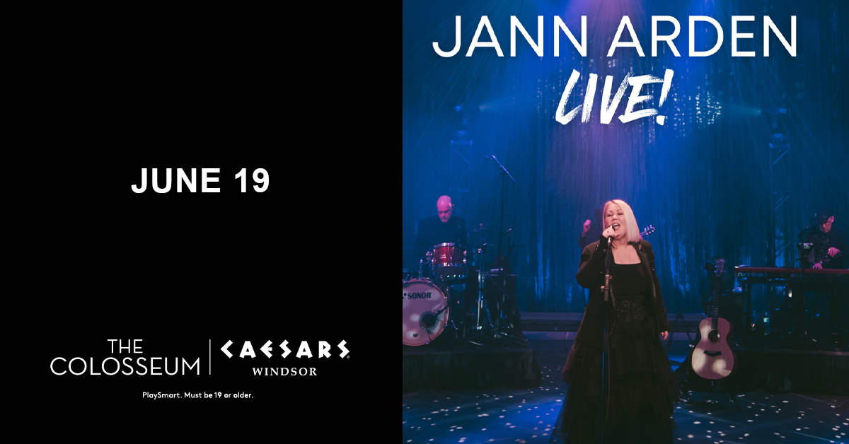 Enter to Win Tickets to see Jann Arden in Windsor
