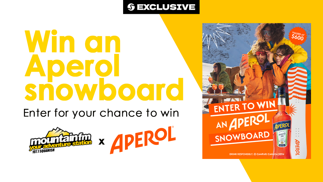 Win an Aperol Snowboard from Mountain FM