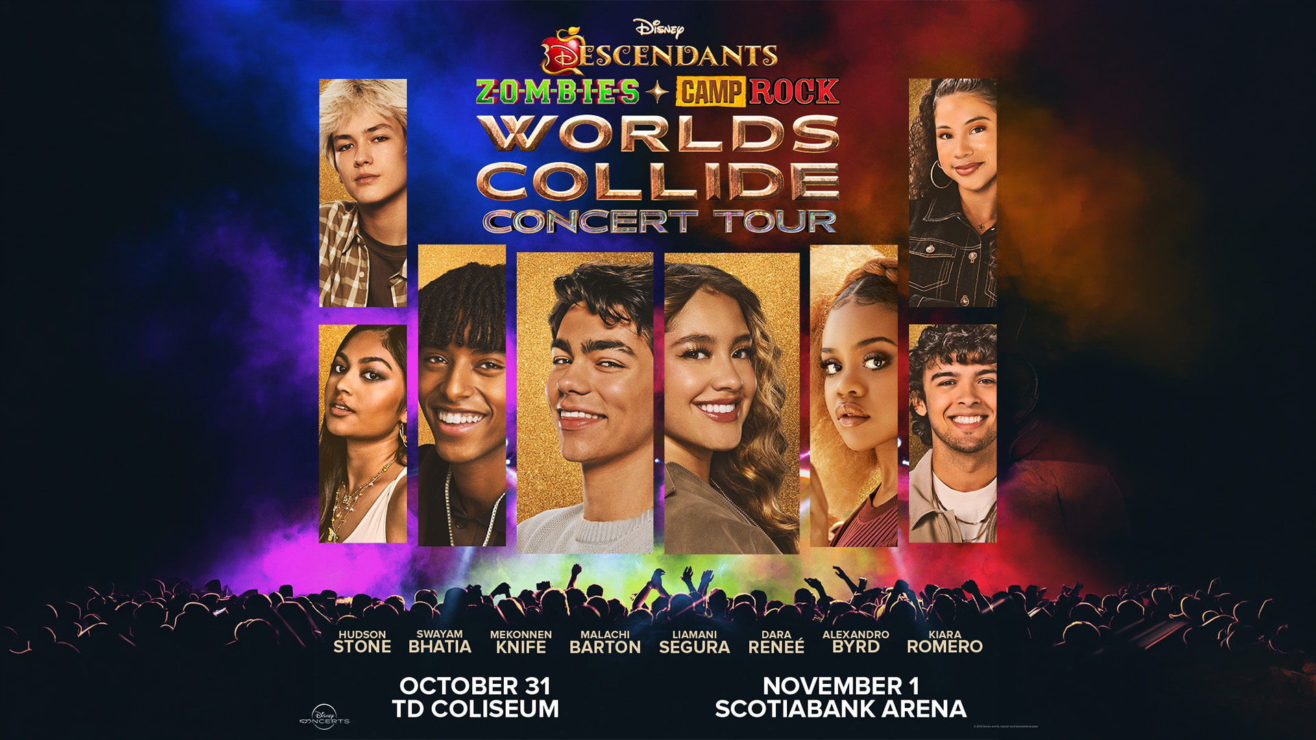 Win Tickets to Disney Descendants, ZOMBIES & Camp Rock: Worlds Collide Concert Tour