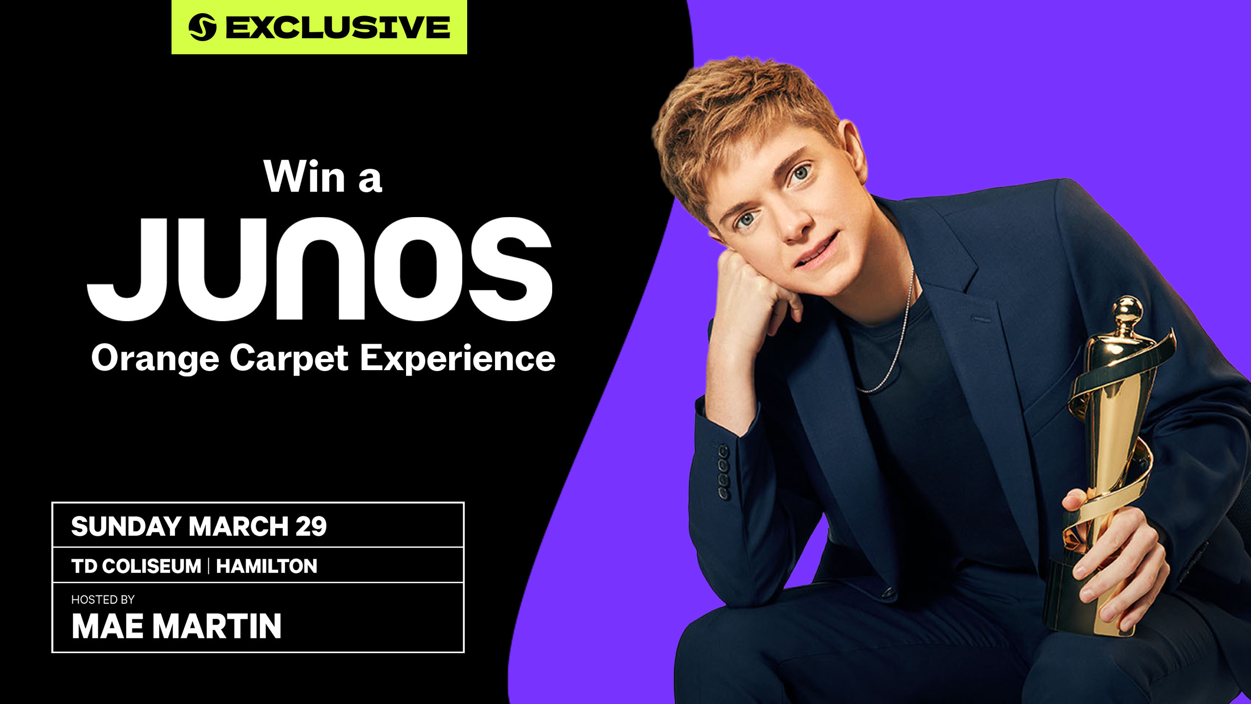 Walk The 2026 JUNOS | Skip Orange Carpet