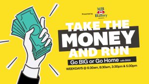 92.1 CITI - Take The Money and Run