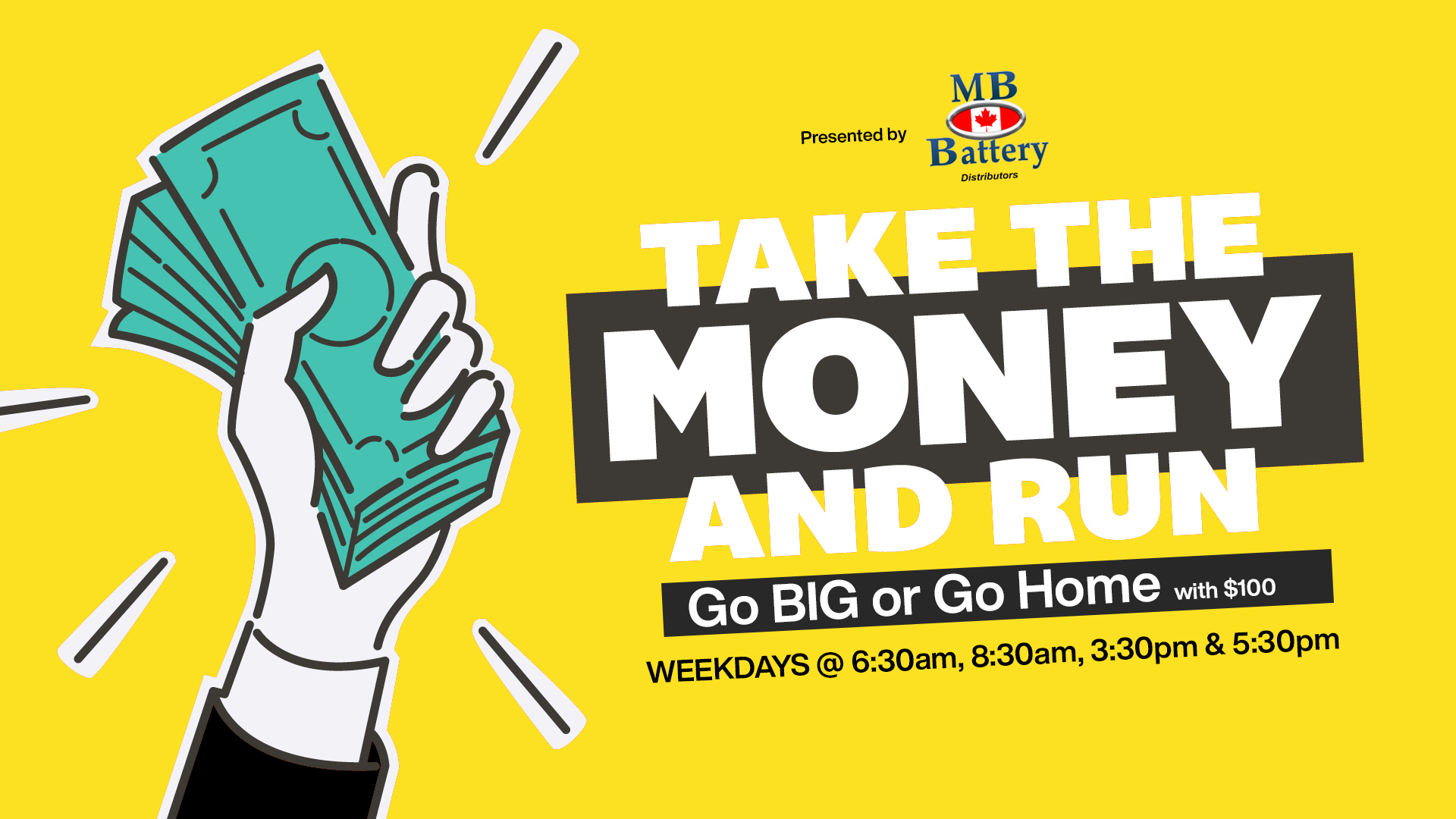 92.1 CITI - Take The Money and Run