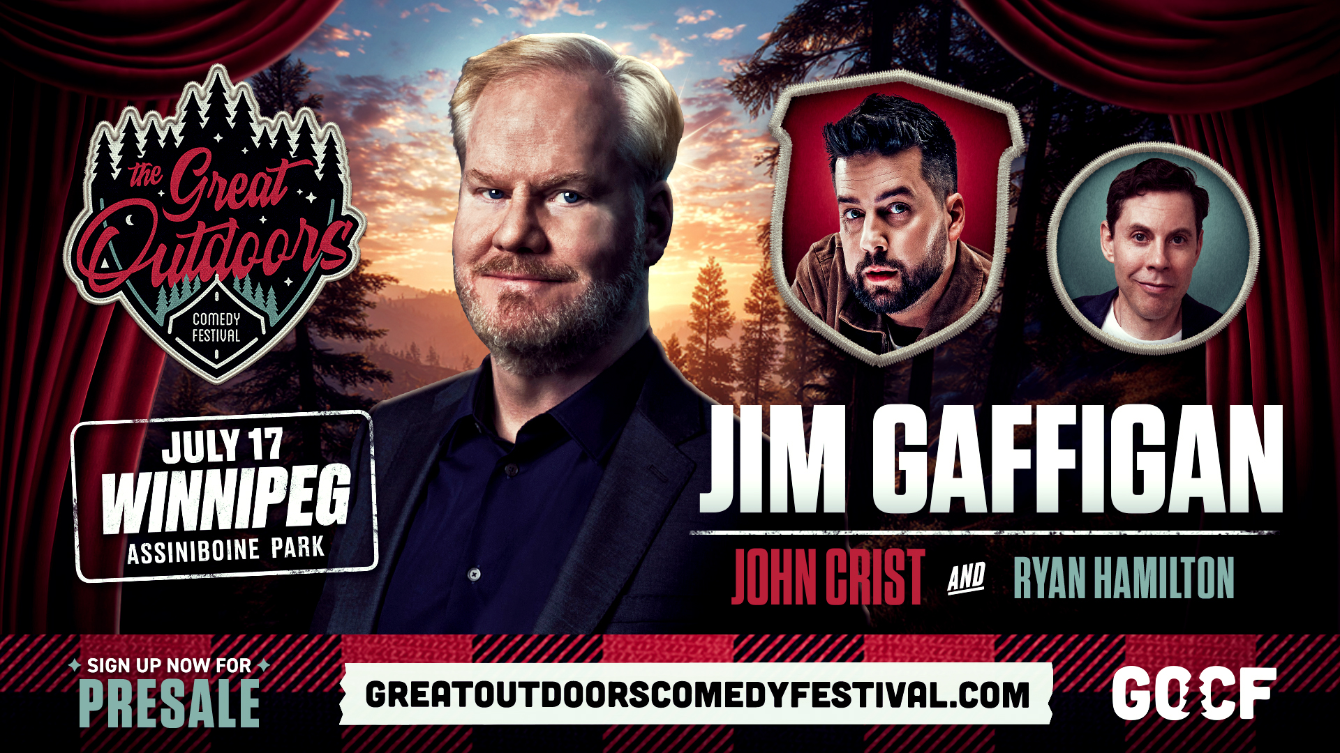 Win tickets to Great Outdoors Comedy Fest