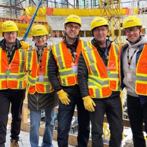 Francis and Steinberg With Their First Impressions at Scotia Place.
