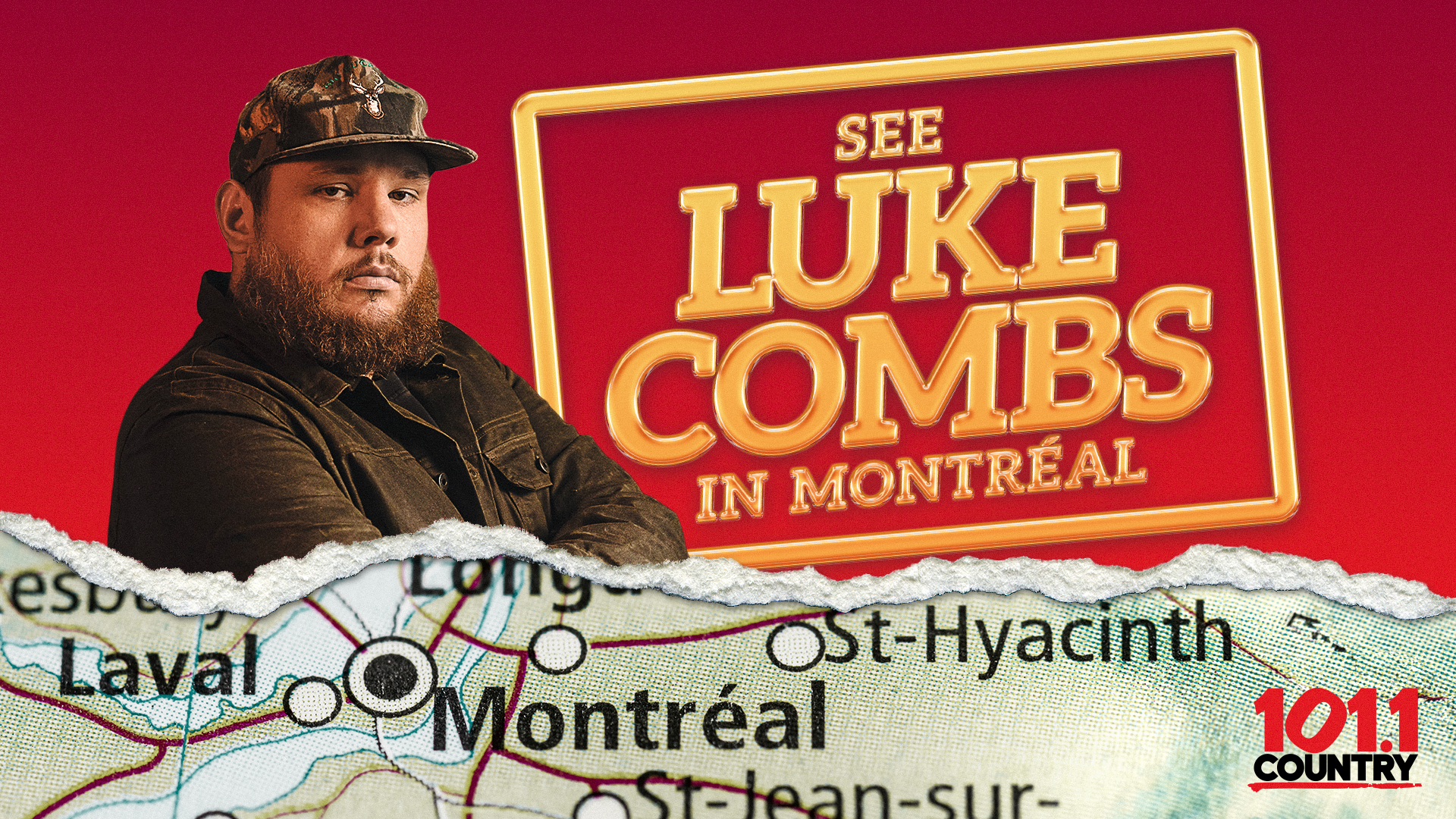 Win Tickets to See Luke Combs in Montreal