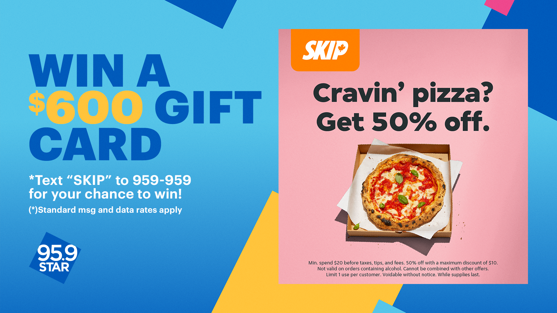 Win a $600 to Skip to the good part with STAR 95.9