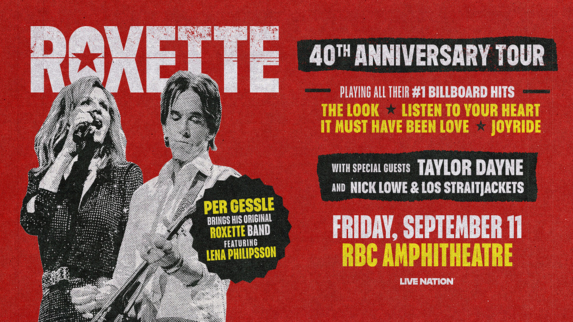 Listen to Win Tickets to see Roxette in Toronto