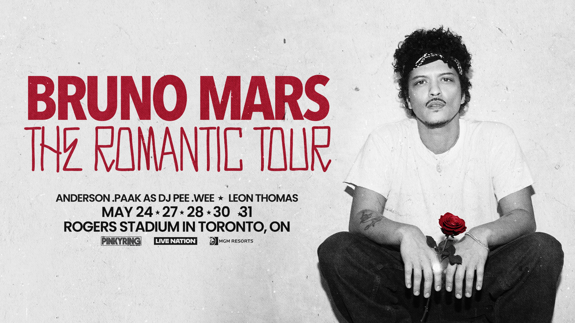 Win Tickets to See Bruno at Rogers Stadium in Toronto