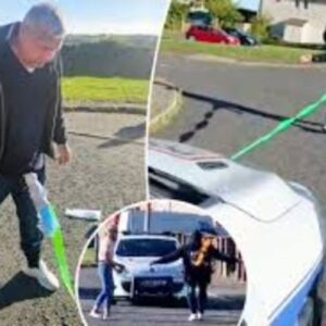 Man Pulled A Police Car With His Penis