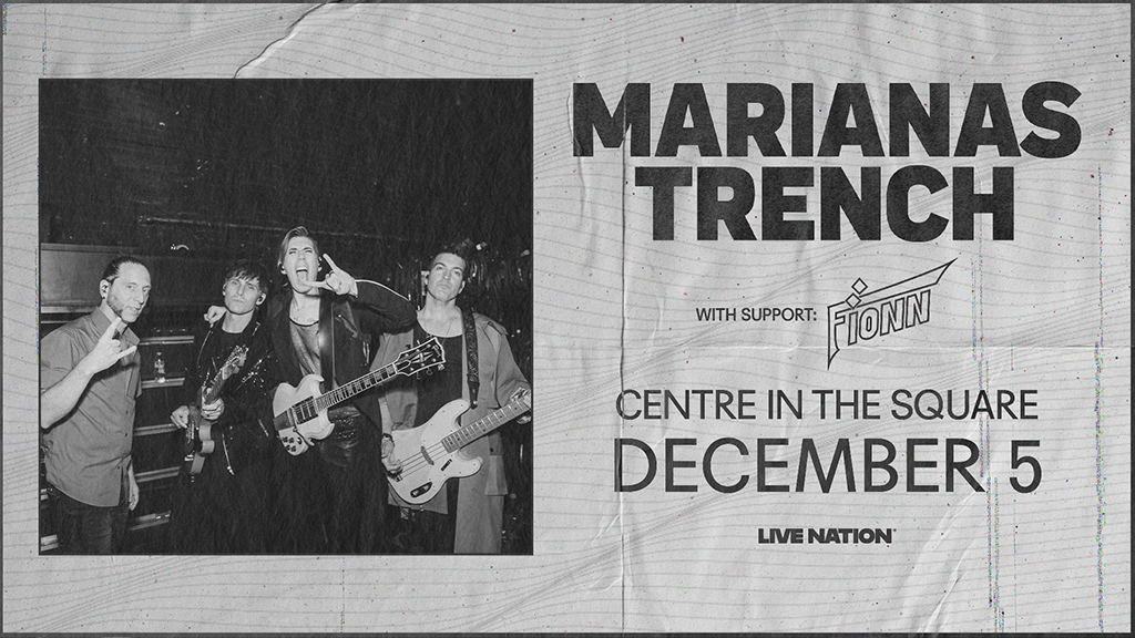 Win tickets to see Marianas Trench!