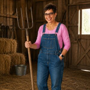 Pitch forked in the Hay Loft