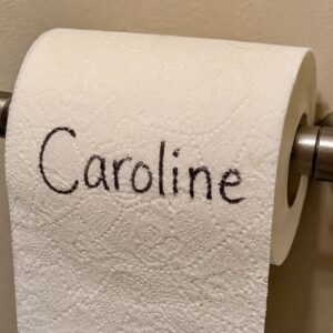 Name on Toilet Paper