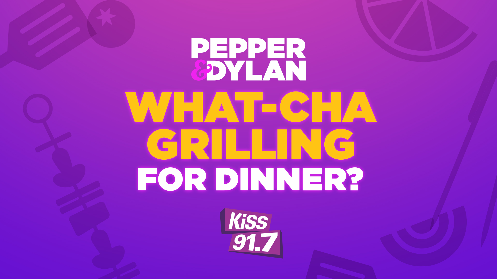 Pepper & Dylan's Whatcha Grillin' For Dinner? With Trail Appliances