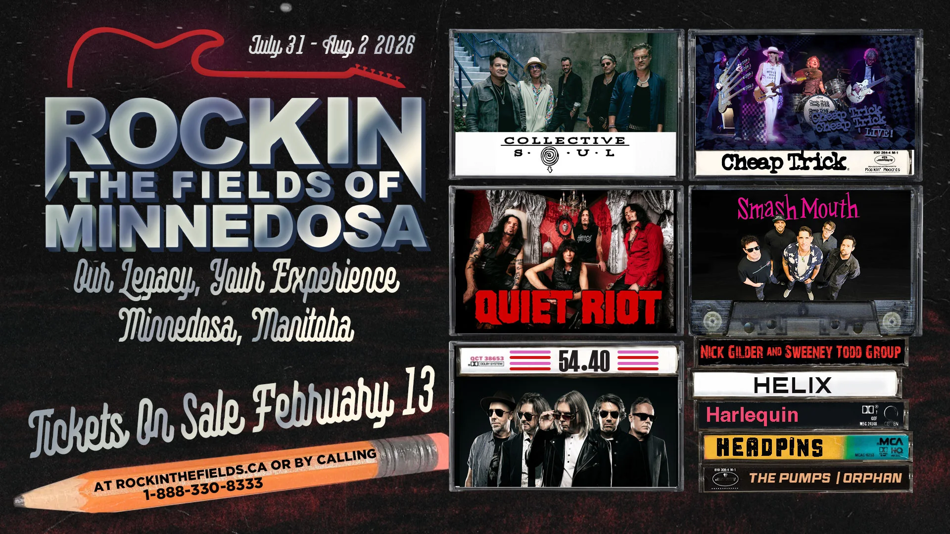 Enter to Win passes to Rockin The Fields
