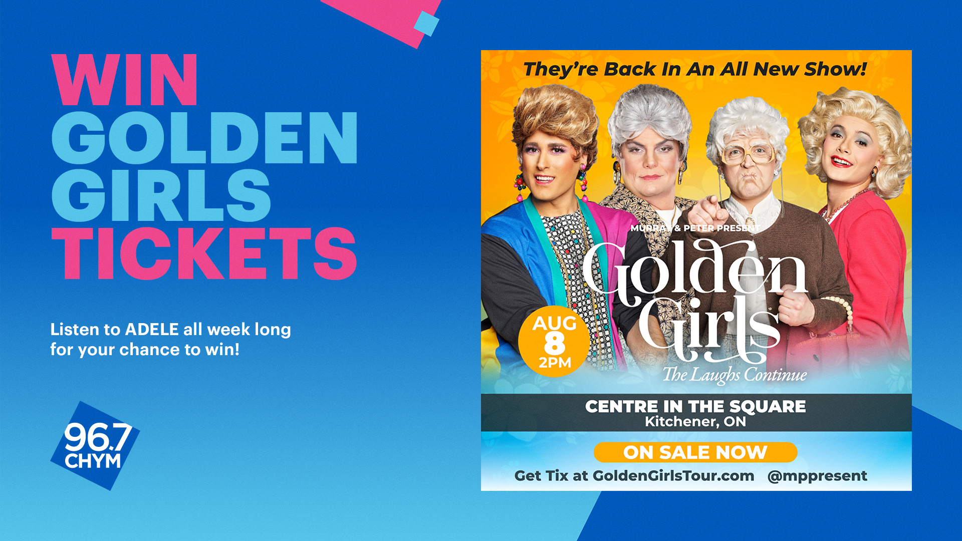 Win tickets to see Golden Girls: The Laughs Continue