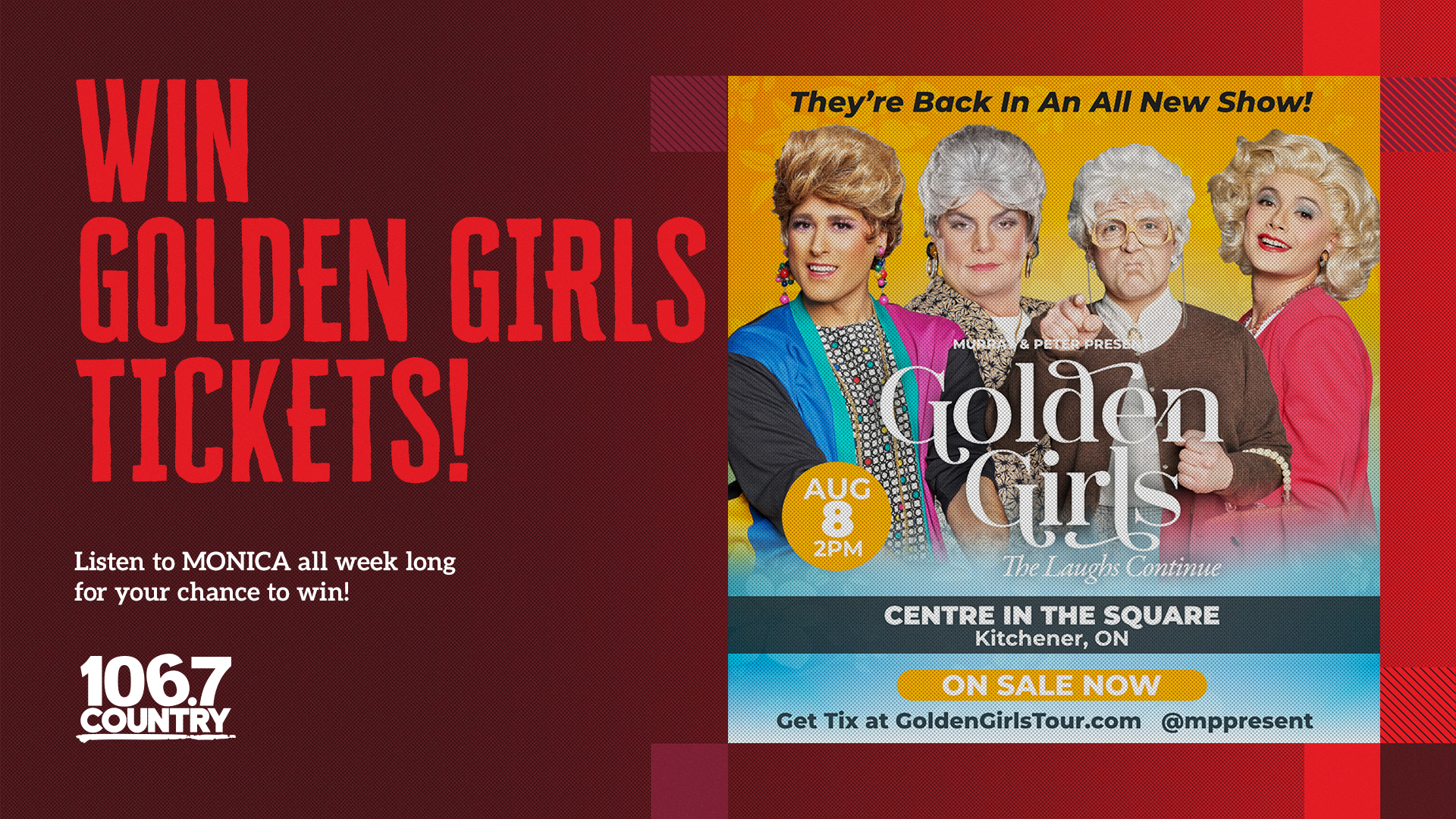 Win tickets to see Golden Girls: The Laughs Continue