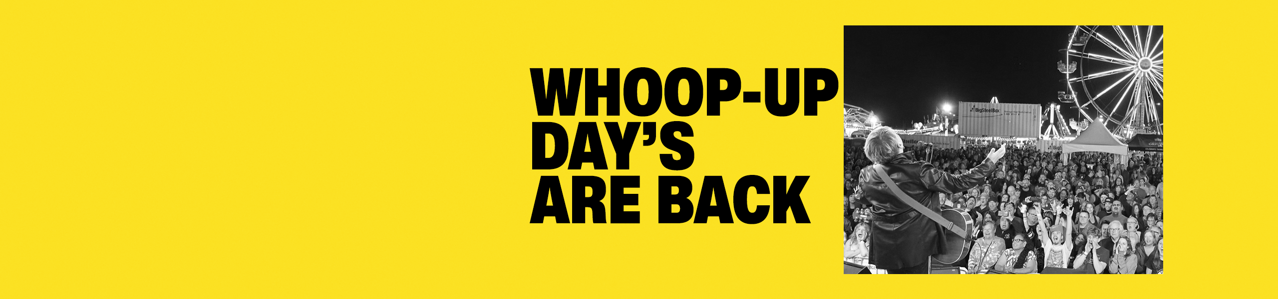 Whoop-Up Day Rock 106.7 Hero
