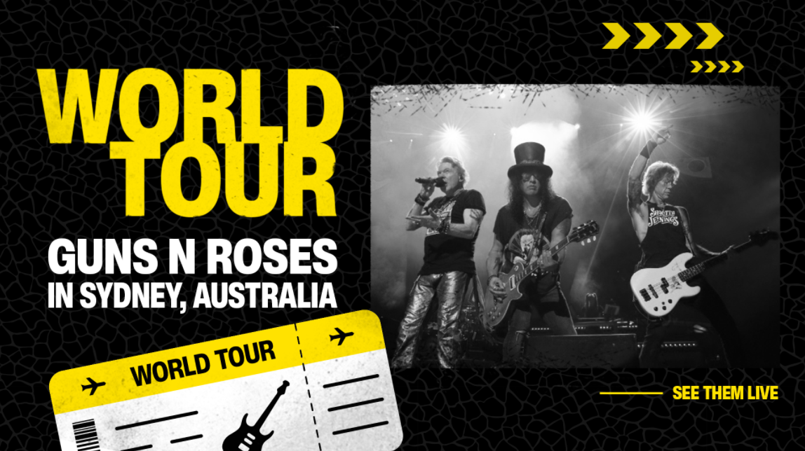 World Tour: Guns N Roses in Sydney, Australia