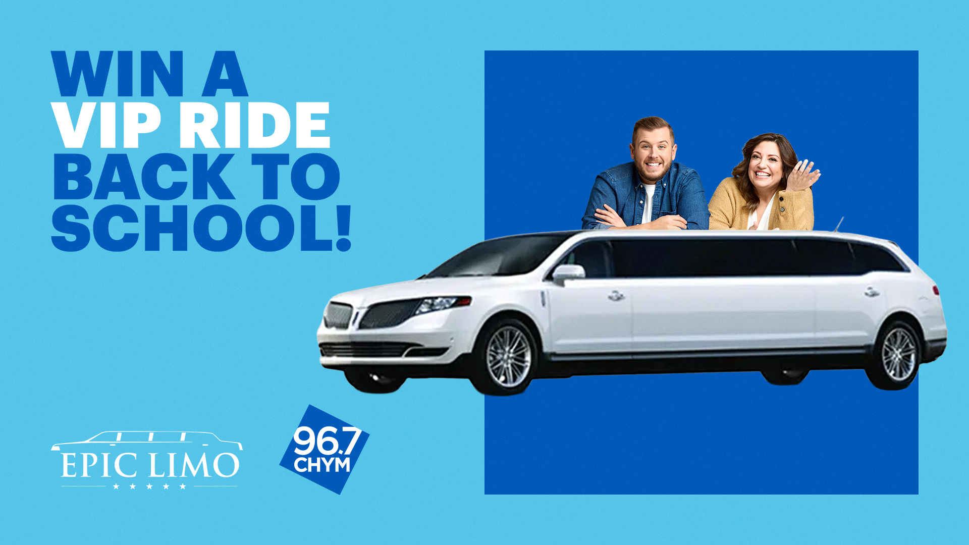CHYM 96.7's Back to School in a Limo!