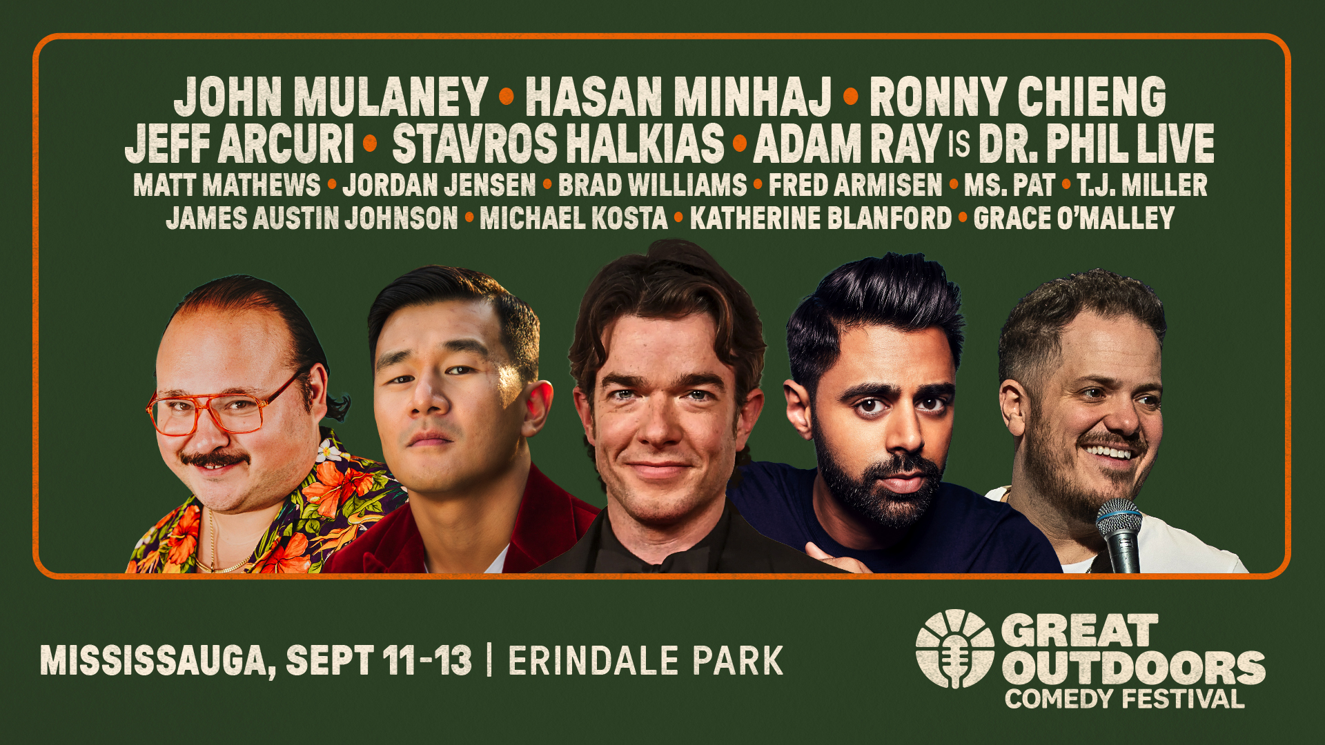 Win Tickets to The Great Outdoors Comedy Festival in Mississauga