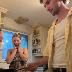 Chloe and Her Boyfriend Lex TRY to Make Carbonara!