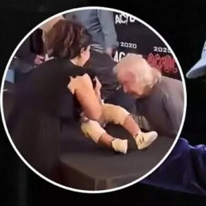 Angus Young Was Signing Babies in Toronto