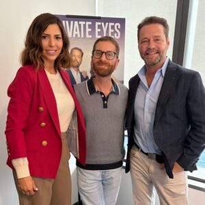 Maurie Chats With Jason Priestly and Cindy Sampson About 'Private Eyes - West Coast'