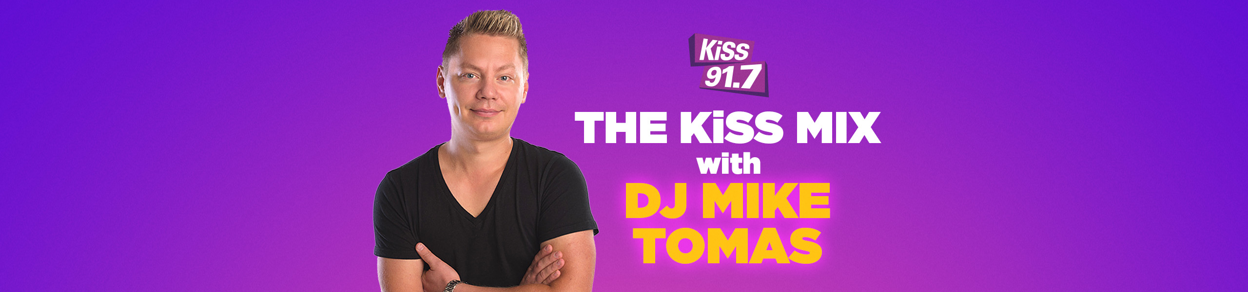 KISS MIX DJ MIKE TOMAS_2026_SEEKR_Banner_2560x600